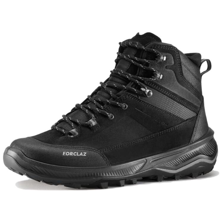 

DECATHLON MT100 Anti-Slip Wear-Resistant Waterproof And Breathable High-Top Trekking Shoes Men s Black 45 чёрный