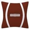Rugby Football Basketball Printed Pattern Square Polyester Cushion Cover for Home Living Room Sofa Decoration Pillowcase 45x45cm
