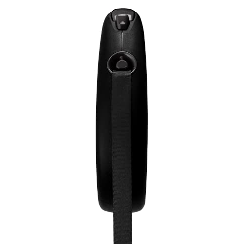 Flexi Black Design Tape Small 5m Black Dog Leash