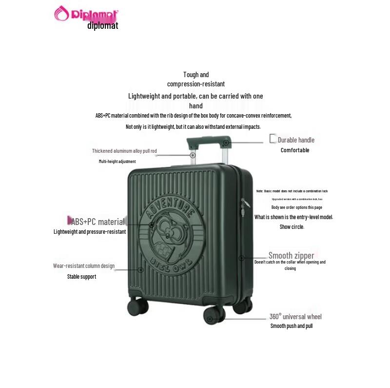 Diplomat Bubu Collaboration Kids Carry-on Trolley Case