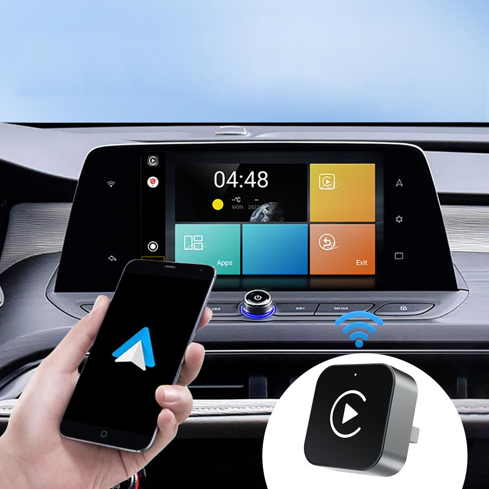 2 In 1 Wireless CarPlay Android Auto Adapter Smart Box Convert Wired To Wireless Auto Connect Plug & Play for Factory Wired Cars