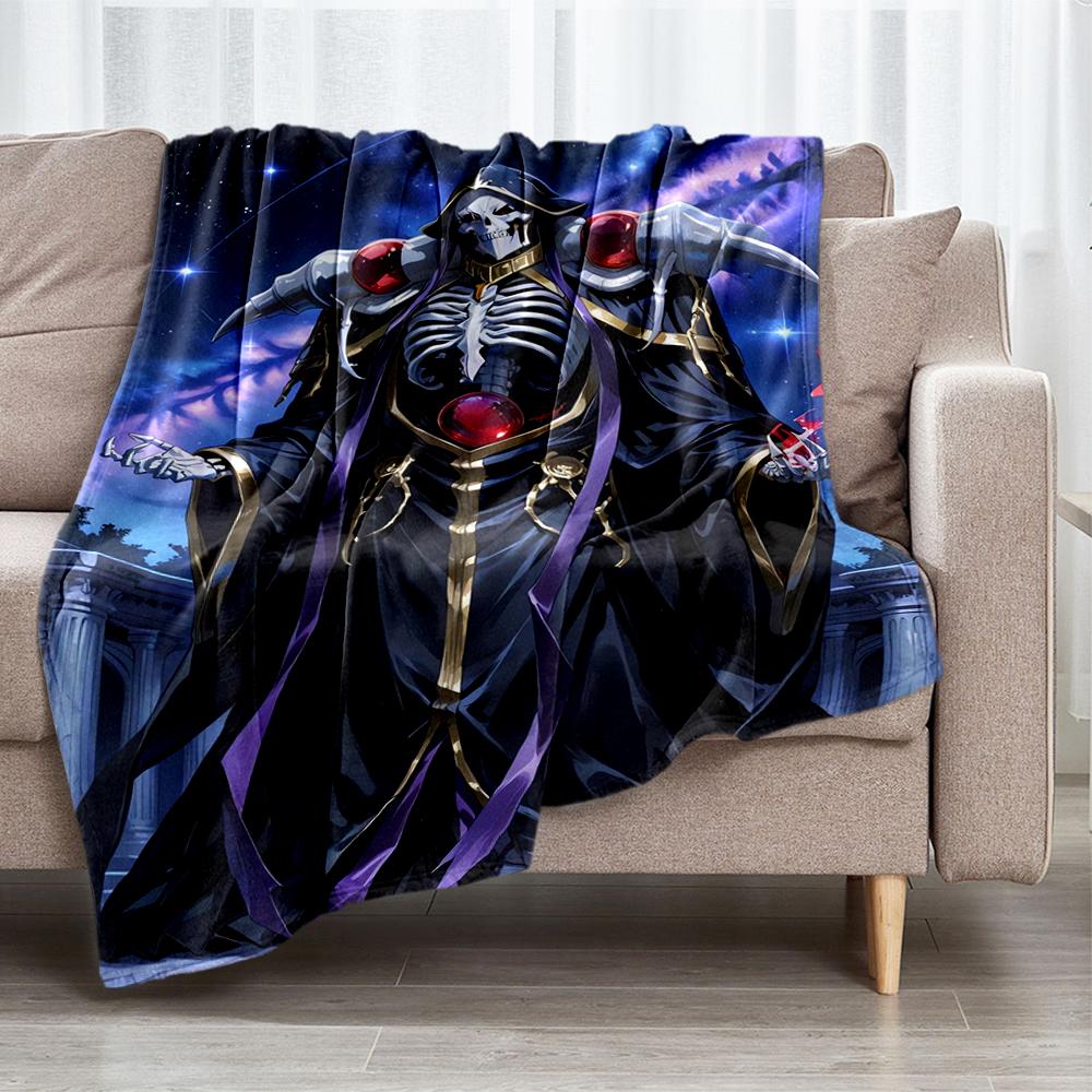 Overlord Theme Printed Blanket - Perfect for Couch, Bed, Travel & Outdoor Use | Machine Washable, Cozy & Durable.