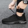 New popcorn soft sole lightweight breathable shock absorption anti-slip wear wear lace-up sports casual shoes men jogging shoes