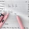 4/5pcs Cute Kitty Gel Pens Set Click-to-Change Pattern Kawaii Cat Gel Ink Pens 0.5mm Tip Black Refill School Supplies