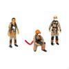 1/64 Firefighter Figures Realistic Collectibles Tiny People Model Diorama Action for Sand