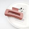 Matte Square Retro Acrylic Hair Claw Clip for Women