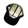 Spring And Autumn Plaid Alphabet Solid Color Baseball Cap Men'S And Women'S Sunshade Flat Brim Color Matching Street Cap