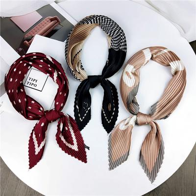 Fashion Decoration Scarf Hairband Tie Hair 70 Small Square Scarf Silk Scarf Women'S Spring And Autumn Versatile Small Scarf Professional Scarf