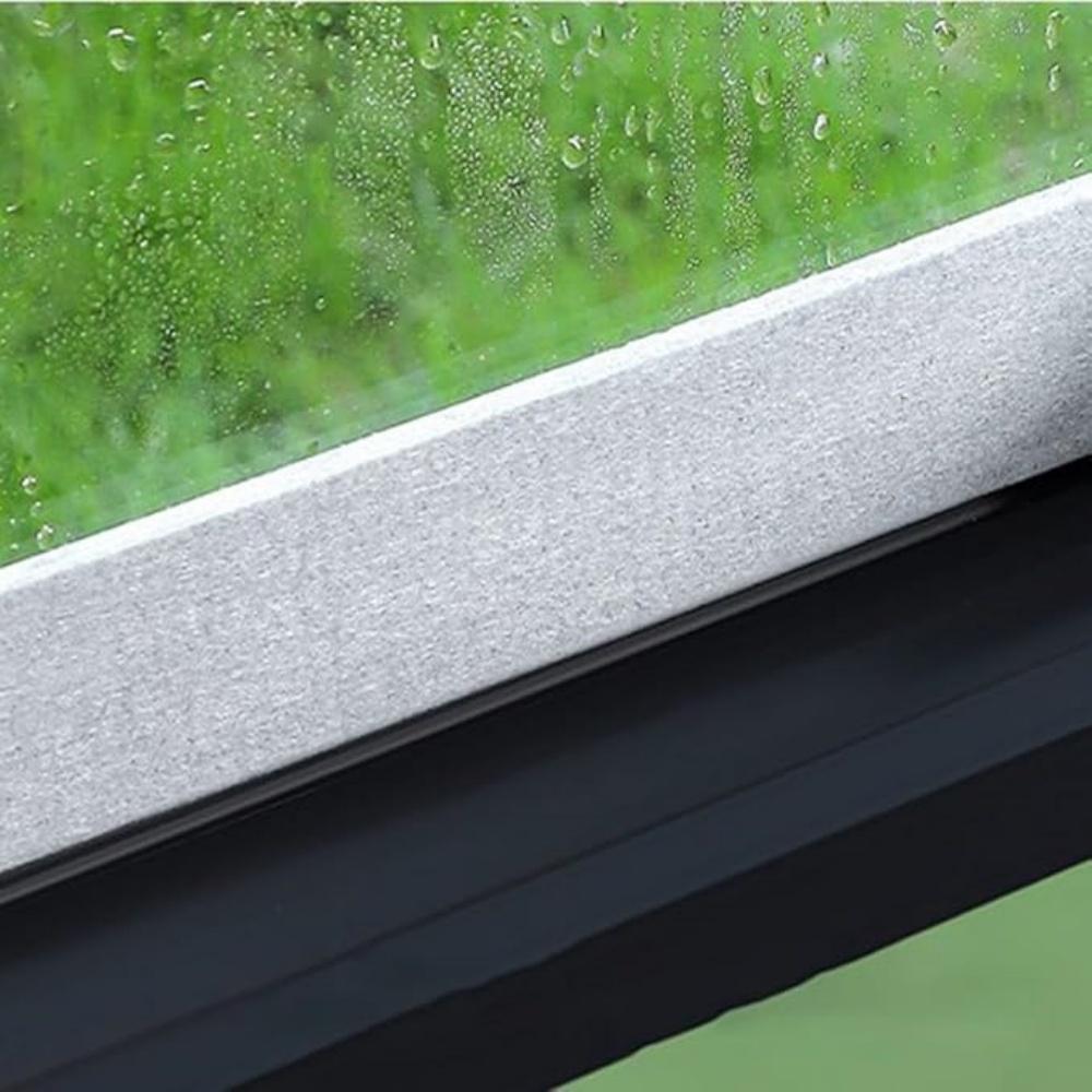 1 Stück 2m/4m X 3cm Fensterkondenswasser-Absorberstreifen Wiederverwendbarer Kondensationsschutz Filzstreifen zum Aufsaugen von Wasser, hält trocken