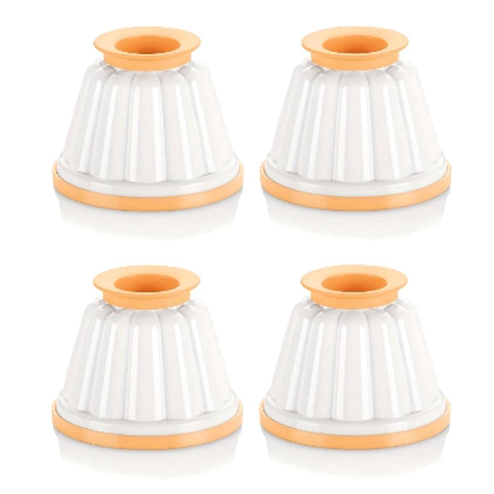 4pack Plastic Pudding Molds Jelly Panna Cotta Molds With Lids Pudding Pans Dessert Cups Chocolate Custard Mould Baking Tool