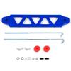 5-Hole Bracket Aluminum Battery Mount Aluminum Alloy Construction Enhanced Stability Aluminum Alloy Battery Holder