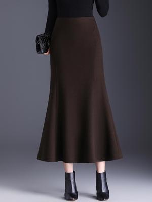 2025 Winter Collection: High-Waisted Slimming Fishtail Midi Skirt