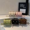 Sac Retro Style Occidental Petit Sac Femme Saisonnière Nouveau Populaire Couleur Unie Bandoulière Mode Portable Carré