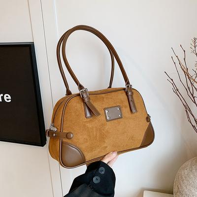 Herbst Winter Retro Mattierte Damen Tasche Neue Mode Pendler Schulter Unterarmtasche Damen Alltagshandtaschen