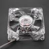 8cm USB Colorful, Cooling Fan 5V CPU   Light Transparent Remote For PC Computer