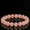 7A Grade Rose Quartz Grapefruit Bead Moisturizing Pink Crystal Bracelet