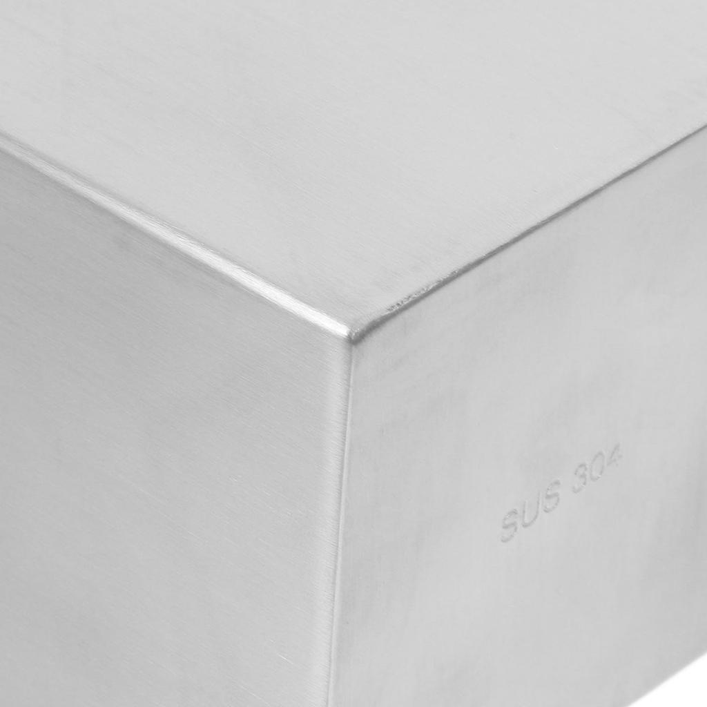 Ciieeo Desktop Pen Pen Stainless Square Storage Large Art Supplies Flower Toothbrush Pen Storage Organizer Small Item Desktop Trash Lidless Desk