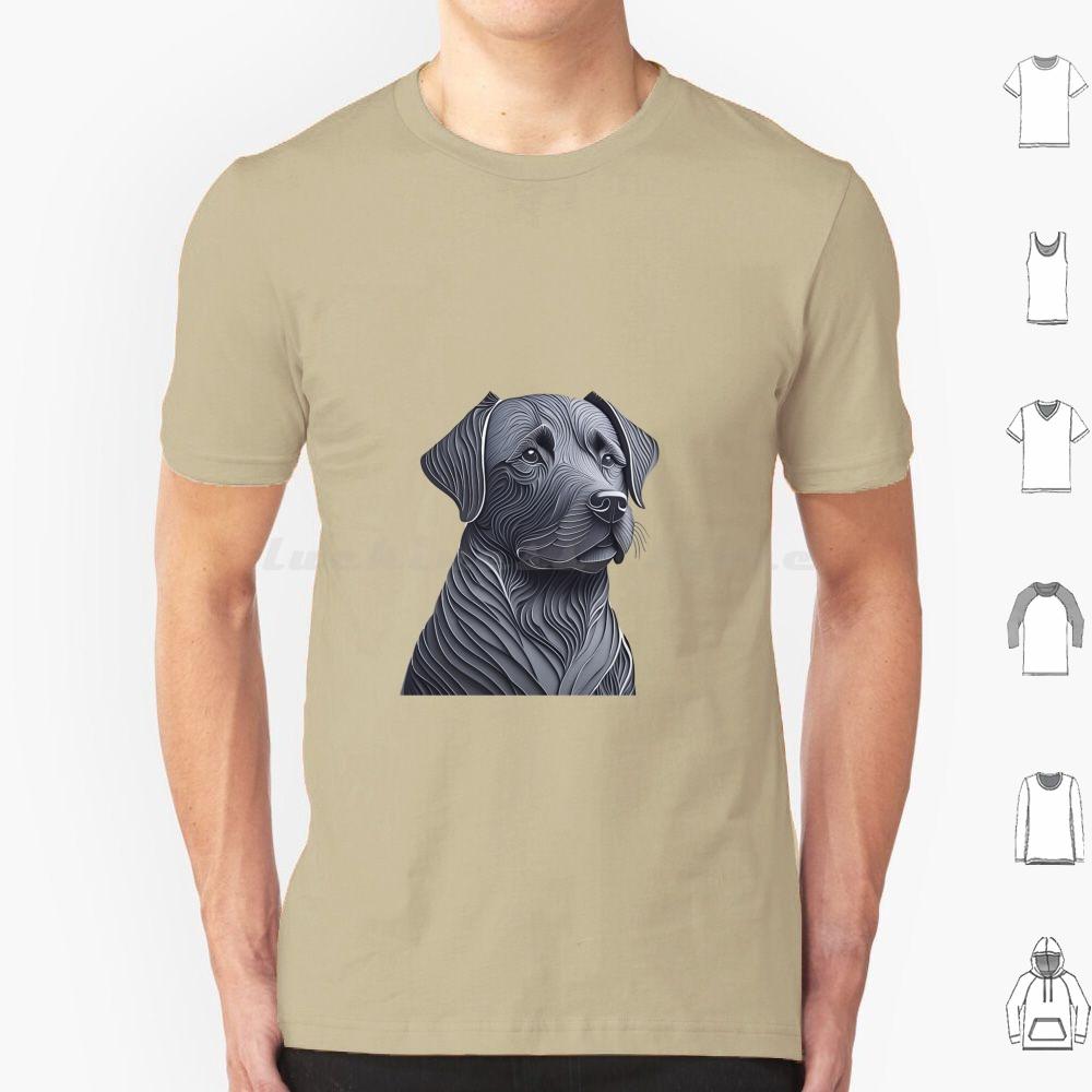 Black Labrador Layered Art T Shirt 6xl Cotton Cool Tee Black Labrador Dog Black Labrador Art Labrador Dog Design Black Labrador
