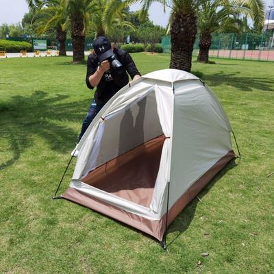 Outdoor-Camping Camping Regenfester Sonnenschutz Einzel-1-Personen-Ultraleicht-Reise-Ultraleicht-tragbares Mesh-Handgefertigtes Angelzelt