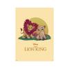 [Small Planet] Disney Lion King Poster Sticker - Simba & Nala