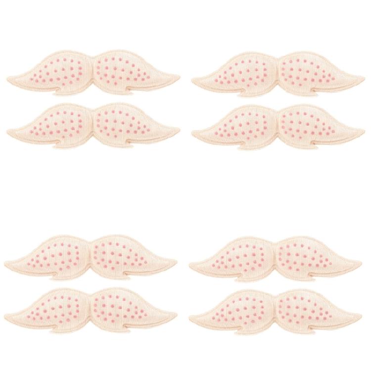 

4Pairs Anti Friction Heel Protectors Breathable Sponge Padding Adhesive High Heel Cushions Pad For Leather Shoe Sneakers бежевий