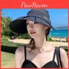Summer Sun Protection Baseball Cap With Large Brim And Polyester Material For Travel