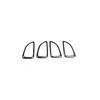 For Hyundai Tucson 2010-2015 Carbon Fiber Car Inner Door Handle Bowl Trim Frame