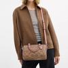 COACH RowanSATCHEL Signature Coated Canvas Crossbody Handbag Medium Women's Pink Brown CCD76-SVYGG