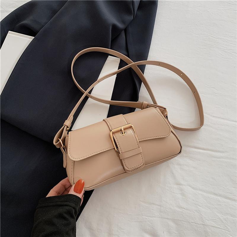 Fashionable Casual Shoulder Bag For Daily Use Synthetic Leather Small Square Crossbody Bag With Phone Pocket