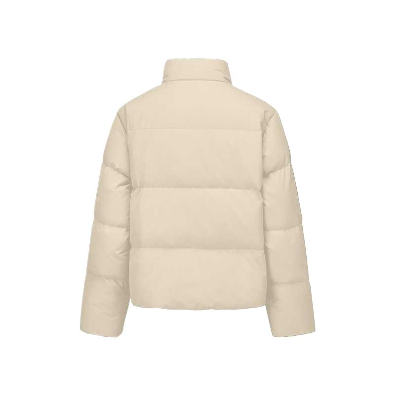 Skechers Stand Collar Solid Color Breathable Warm Down Jacket Women Outerwear L425W085-0046