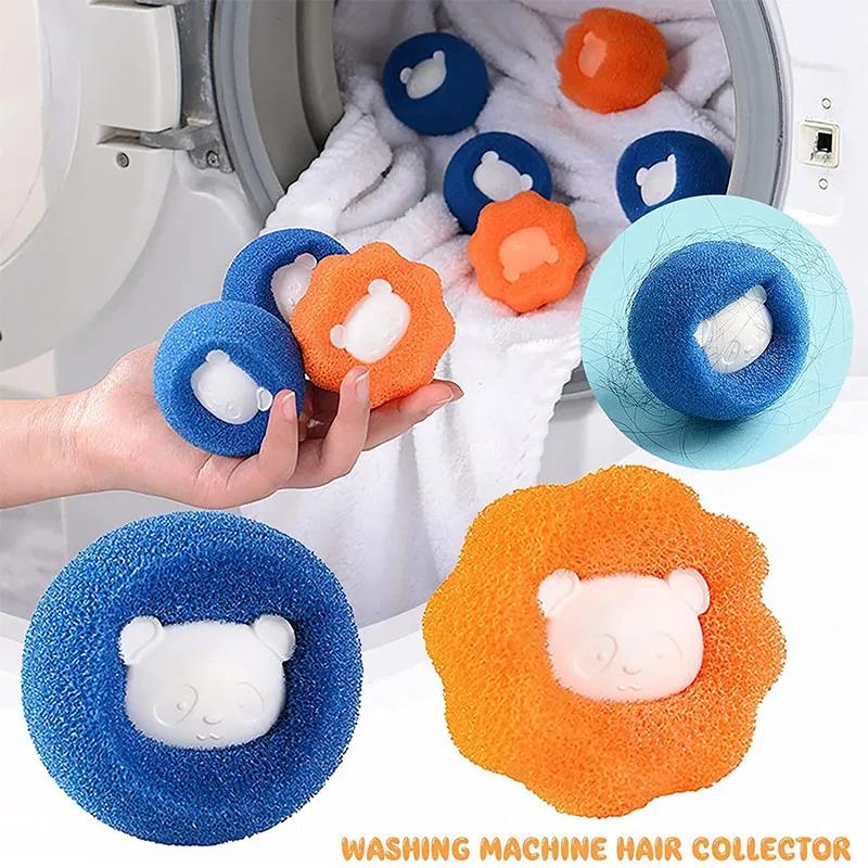 30pcs Reusable Pet Hair Remover Laundry Balls Dog Cat Fur Lint Catcher Washing Machine Filter Cleaning Tool Hair Remover Kit for Pets