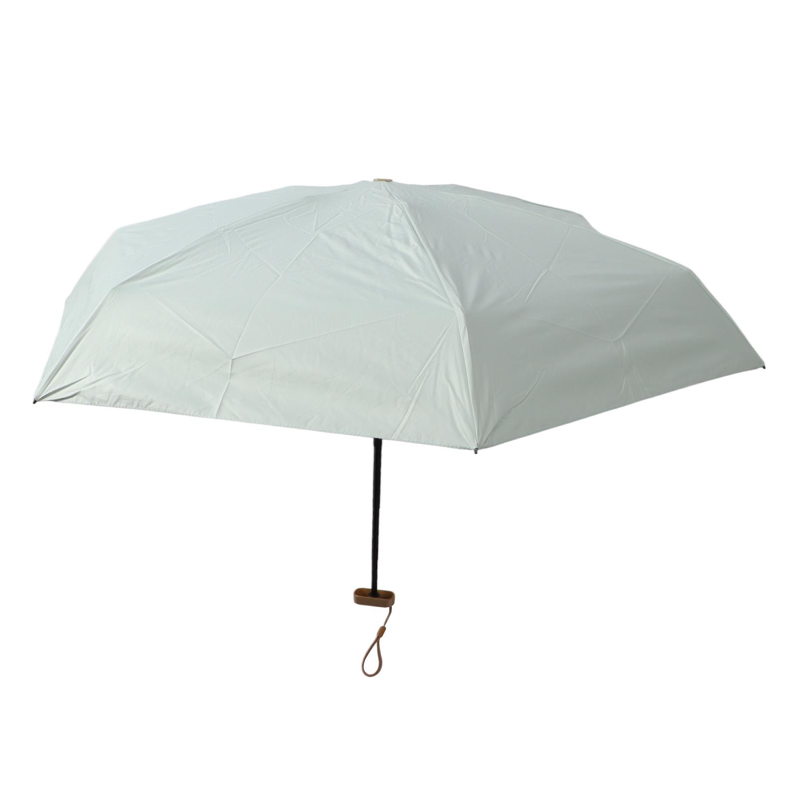 

Dual Use Mini Umbrella with Storage Bag Lightweight UV Protection Compact Umbrella for Sun and Rain 5.5in Green