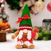 Gingerbread Joyful Man Figurine Whimsical Red And Green Holiday Decoration For Christmas