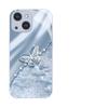 Gentle wind flash diamond butterfly mobile phone case gradual change glitter Apple 13promax protective case iPhone17