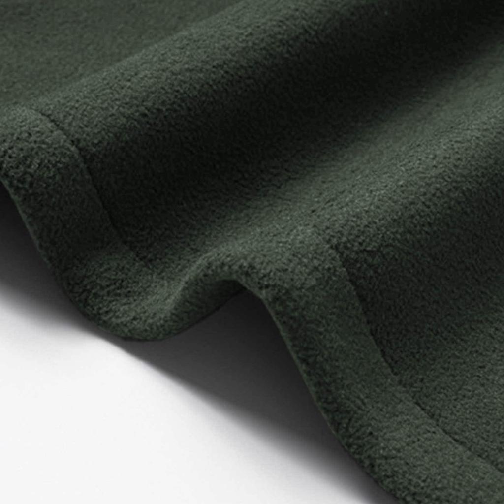 Men's Casual Fleece Solid Color Zipper Vest, Men's Stand-up Collar Zipper Pocket Fleece Vest Jacket