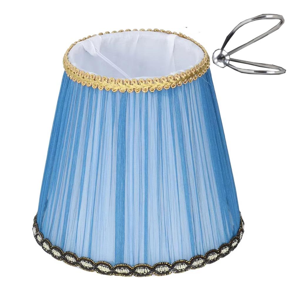 Wear‑resistant Table Lamp Cover E14 Bulb Chandelier Lampshade Safe Cloth Lamp Shade  Household