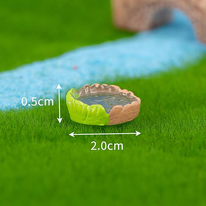 Mini Pink Elephant Ornament Cute Animal Figurine Dollhouse Micro Landscape Car Decoration Miniature Toy