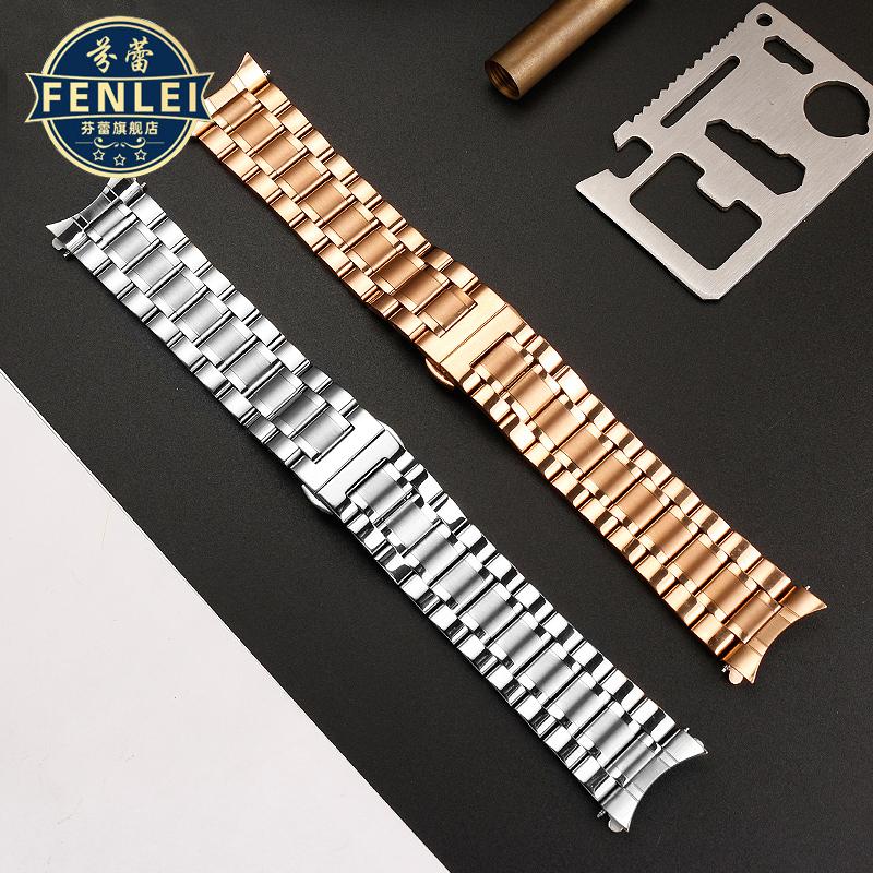 Dla Citizen BN0193 BN0190 CA0718 Stal Nierdzewna Pasek do Zegarka Zakrzywiona Bransoleta Męski Pasek do Zegarka ze Stali Nierdzewnej 22mm Stalowy Pasek Łukowy