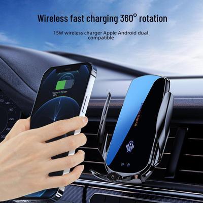Chargeur magnétique sans fil pour voiture à charge rapide 15 W et support de téléphone avec induction infrarouge