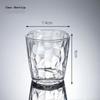 Pc Drinking Cups Shatterproof Heat Resistant Shatter-Resistant Rinsing Cup For Home Kitchen Office Use
