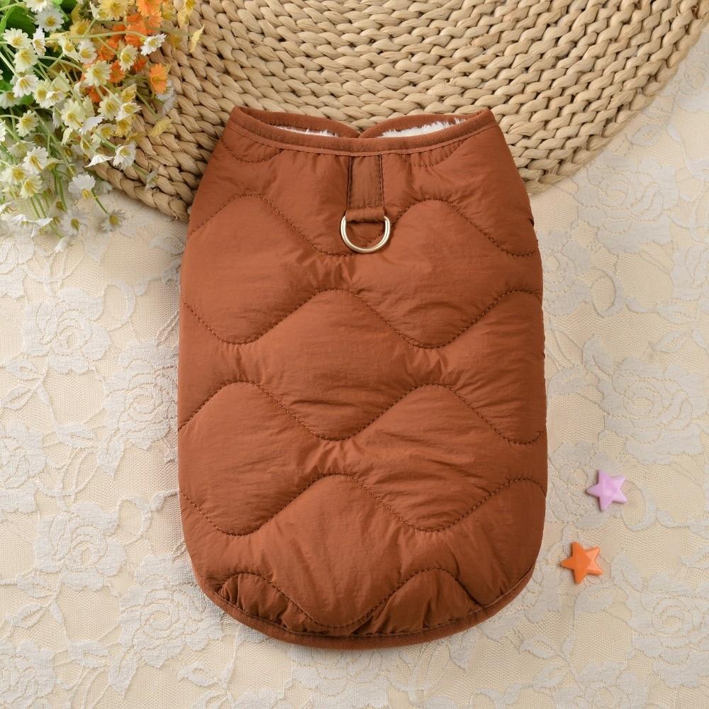 Cotton Padded Pet Vest Lightweight Pet Jacke Durable Dog Coat  Daily