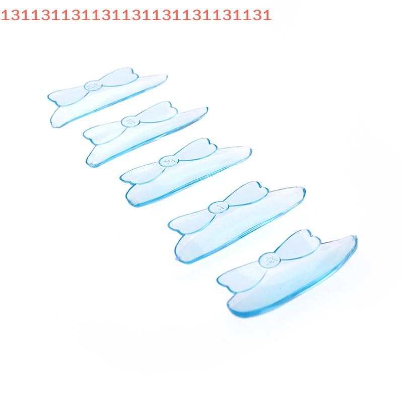 5 Pairs Glue Free Bow Shape Silicone Eyelash Perm Rod Lash Lifting Lamination Pad 3D Lashes Extension Curler Accessories Tools