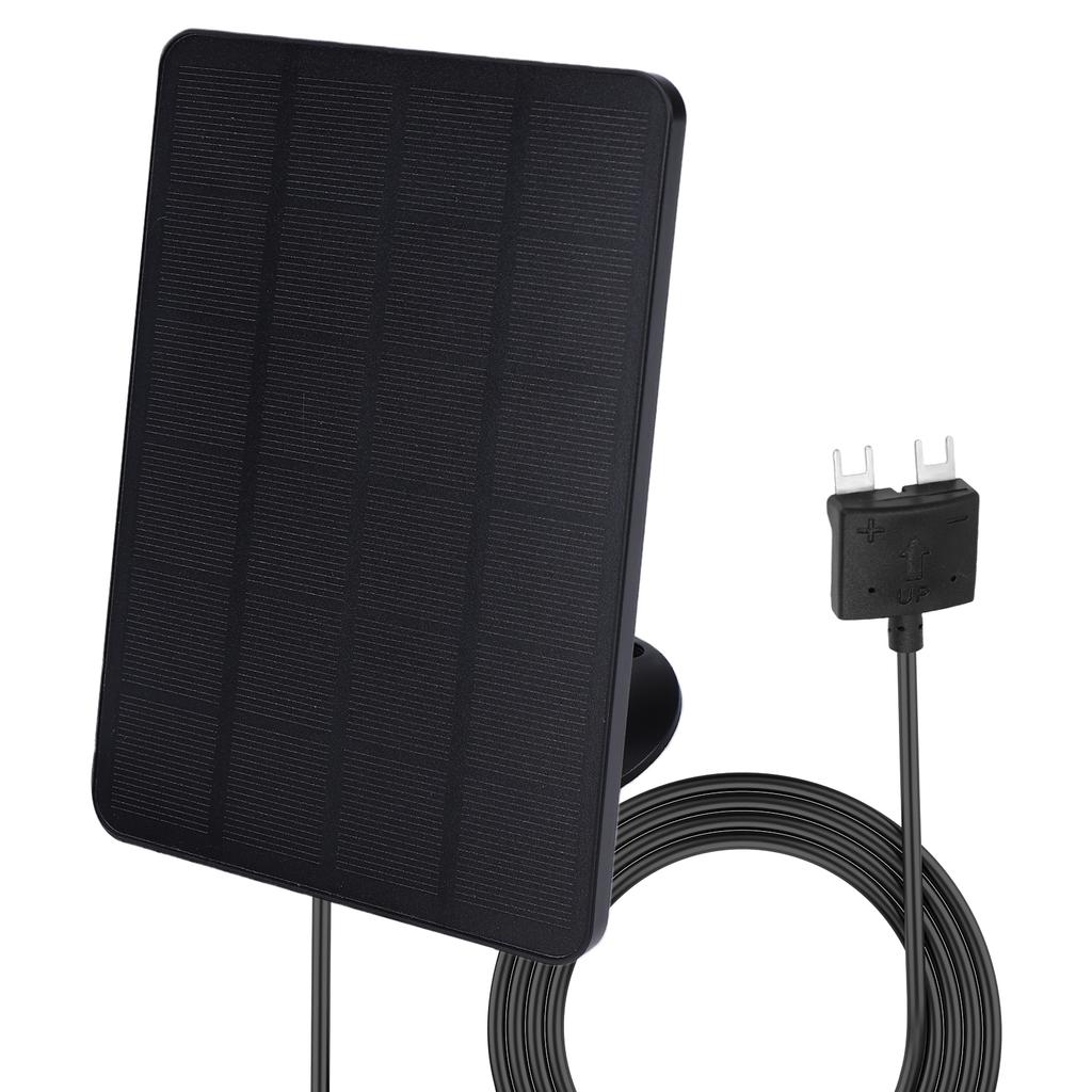 6W Solar Panel for Ring Video Doorbell 3 3 Plus 4 with Built In Voltage Regulator IP65 360 Degrees Adjustable Mount