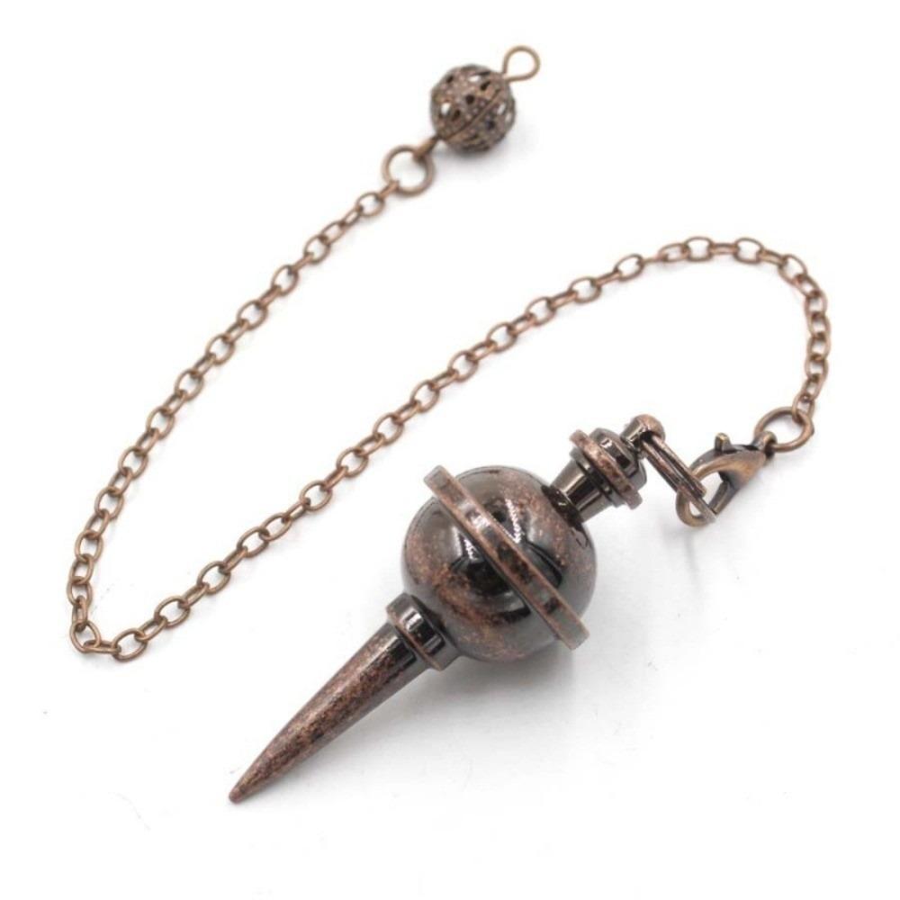 Energy Isis Pendulum Pointed Meditation Cone Metal Pendulum Witch Spiritual Pendulos Women