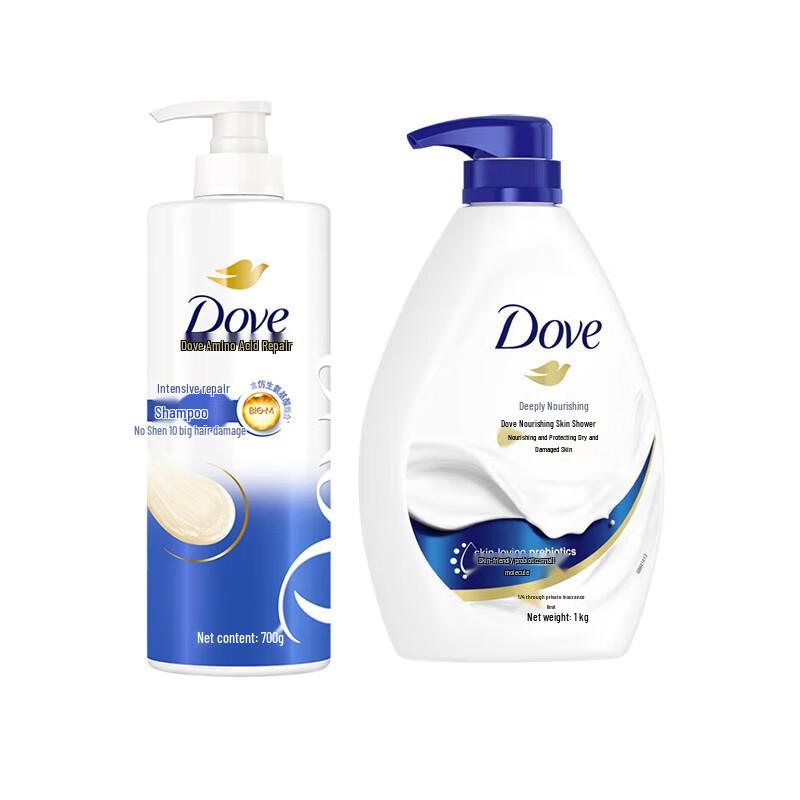Dove Intensive Repair Shampoo & Body Wash Set