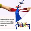 Educational Walk Rope Nylon Walking Rope School Security Rope Colourful Handle Child Safety Leading Rope for Preschool
