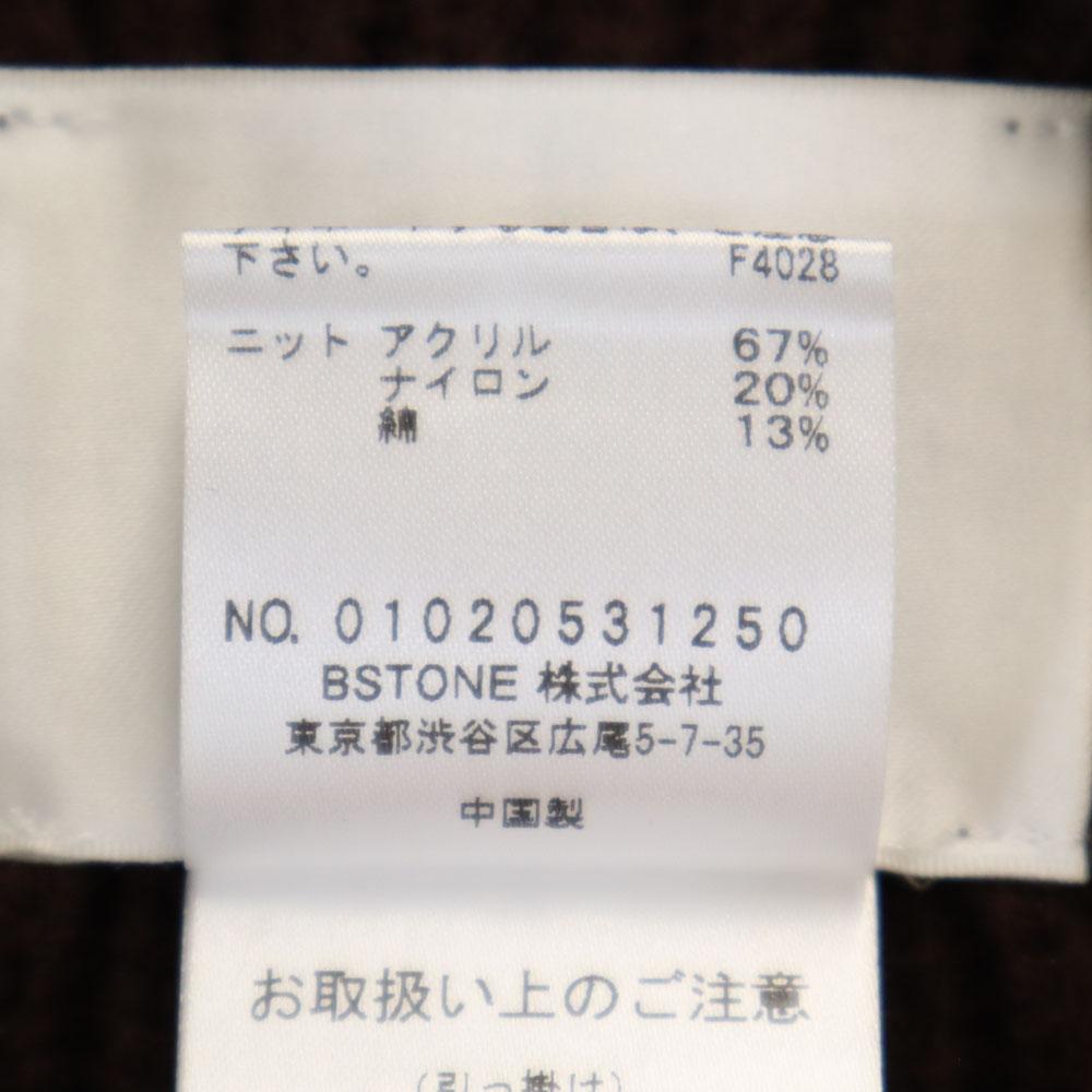 AMERI UNDRESSED Long sleeve high neck knit Best M Brown Women Used