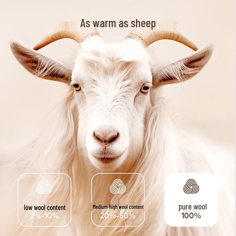 Jingdong Jizao 100% Pure Wool Thermal Underwear Set