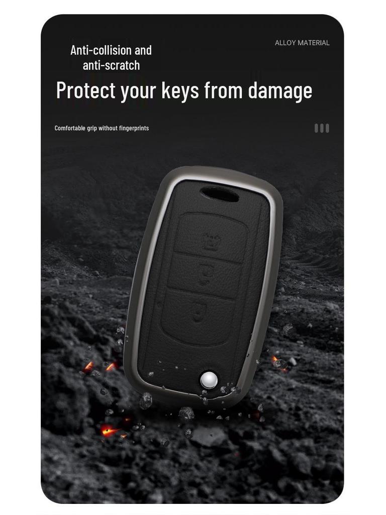 Compatible Key Cover for Dongfeng Fengguang 360, IX5, Seres SF5, and Red Star IX7 Models - Shell, Buckle, and Bag included.