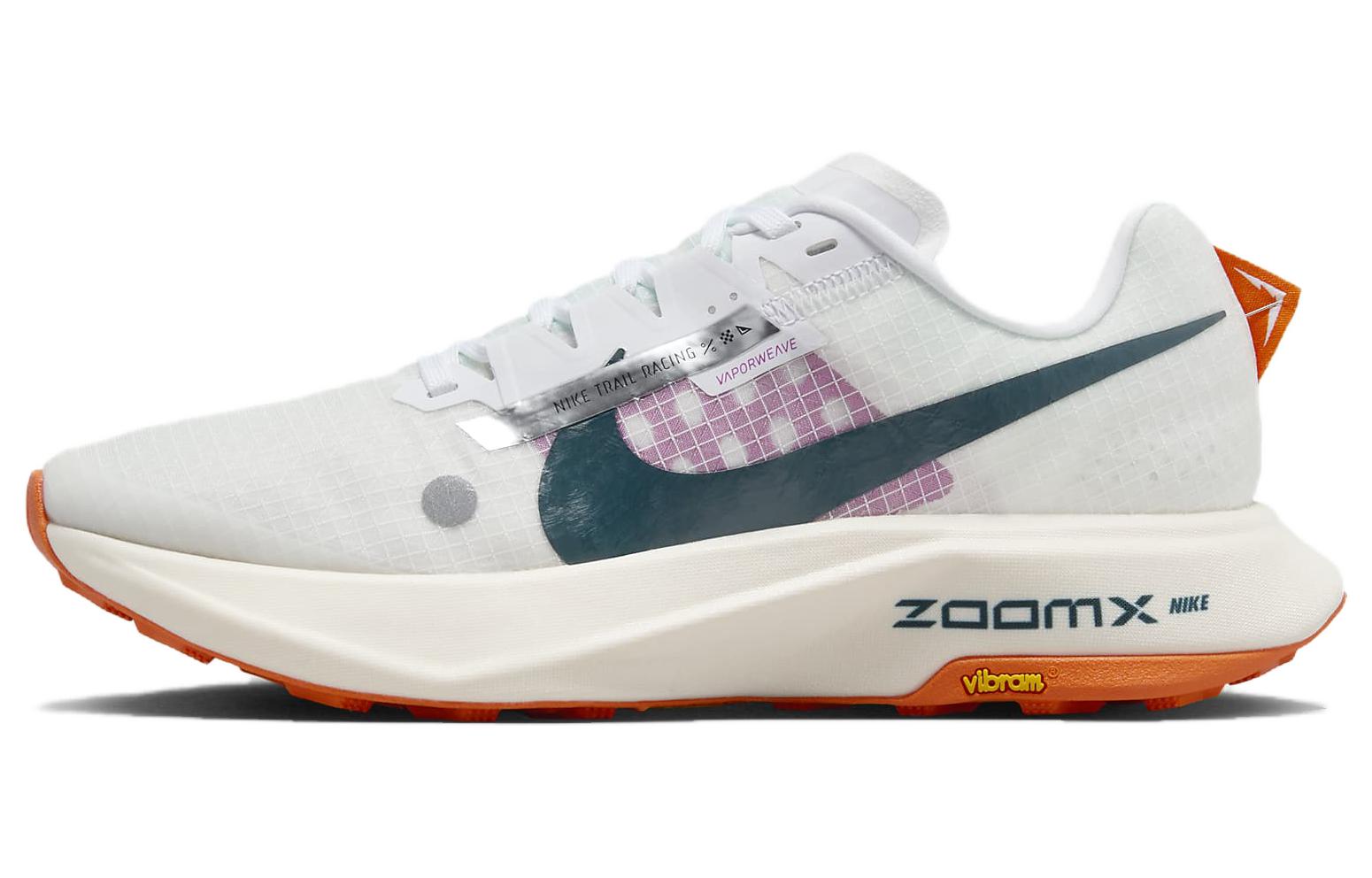 Nike ZoomX Ultrafly Trail White Safety Orange Vivid Grape Women s DZ0489-101 37.5